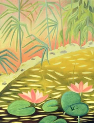 Étang de nénuphars I, 1994